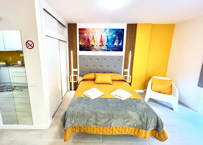 Modern Studio With Pool & Terrace Playa De Las Americas, Tenerife Lejlighed *
